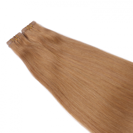 Tape Extensions #19 Mittelgoldblond &ndash; 100 % Echthaar