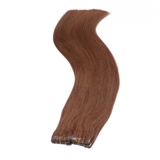 10 x Tape In - 5 Dunkelblond - Hair Extensions - 2,5g - NOVON EXTENTIONS 50 cm