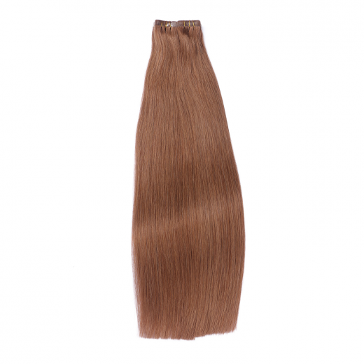 10 x Tape In - 5 Dunkelblond - Hair Extensions - 2,5g - NOVON EXTENTIONS 70 cm
