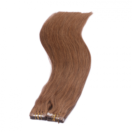 Tape Extensions #7 Mittelnaturblond &ndash; 100 % Echthaar