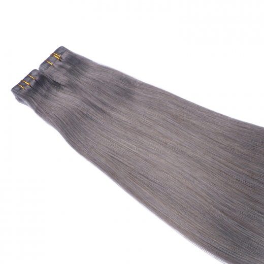 10 x Tape In - Darkgrey - Hair Extensions - 2,5g - NOVON EXTENTIONS 60 cm