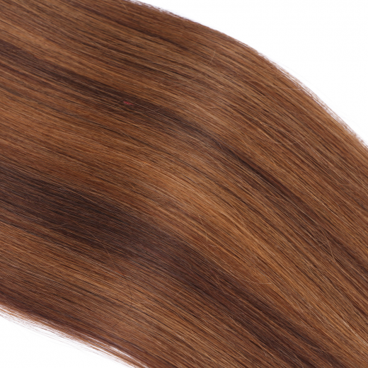10 x Tape In - 4/30 Gestrhnt - Hair Extensions - 2,5g - NOVON EXTENTIONS 60 cm