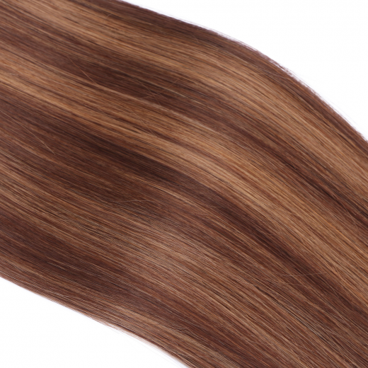 10 x Tape In - 6/12 Gestrhnt - Hair Extensions - 2,5g - NOVON EXTENTIONS 50 cm