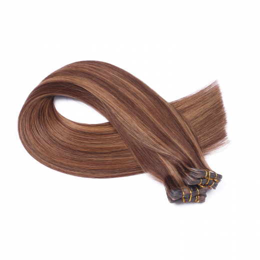 10 x Tape In - 6/12 Gestr�hnt - Hair Extensions - 2,5g - NOVON EXTENTIONS 60 cm