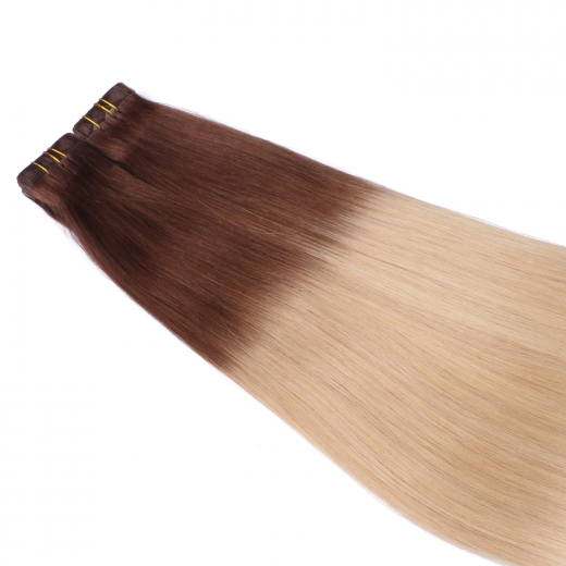 10 x Tape In - 4/60 Ombre - Hair Extensions - 2,5g - NOVON EXTENTIONS 40 cm