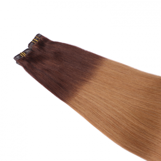 10 x Tape In - 6/27 Ombre - Hair Extensions - 2,5g - NOVON EXTENTIONS 60 cm