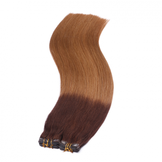 10 x Tape In - 6/27 Ombre - Hair Extensions - 2,5g - NOVON EXTENTIONS 60 cm