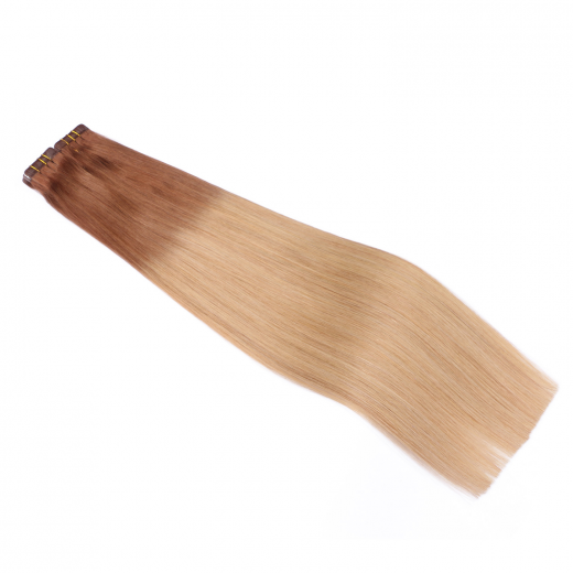 10 x Tape In - 12/26 Ombre - Hair Extensions - 2,5g - NOVON EXTENTIONS 60 cm