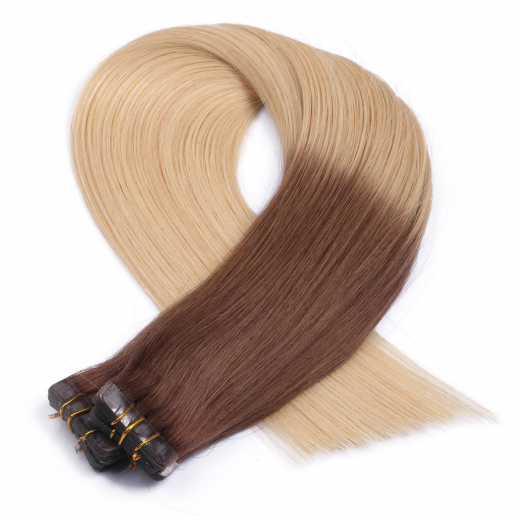 10 x Tape In - 17/20 Ombre - Hair Extensions - 2,5g - NOVON EXTENTIONS 50 cm