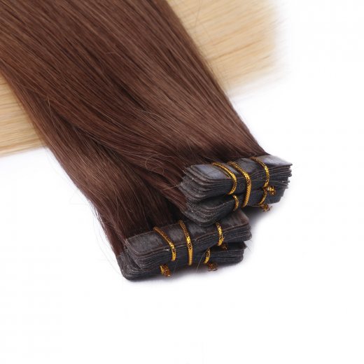 10 x Tape In - 17/20 Ombre - Hair Extensions - 2,5g - NOVON EXTENTIONS 70 cm