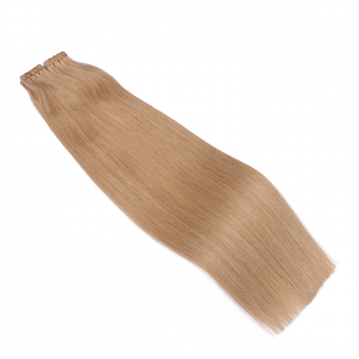 10 x Tape In - 16 Hellblond Natur - Hair Extensions - 2,5g - NOVON EXTENTIONS 70 cm