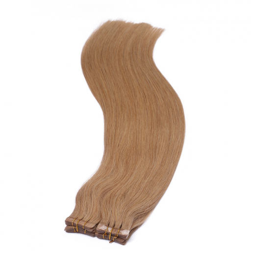 10 x Tape In - 16 Hellblond Natur - Hair Extensions - 2,5g - NOVON EXTENTIONS 70 cm
