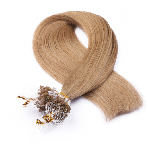 Microring Extensions #16 Hellblond Natur &ndash; 100 % Echthaar