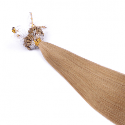 Microring Extensions #16 Hellblond Natur &ndash; 100 % Echthaar