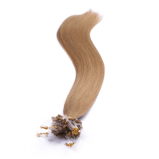 Microring Extensions #16 Hellblond Natur &ndash; 100 % Echthaar