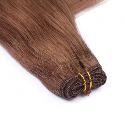 Echthaar Tressen - Weft Extentions - 5 Dunkelblond 60 cm