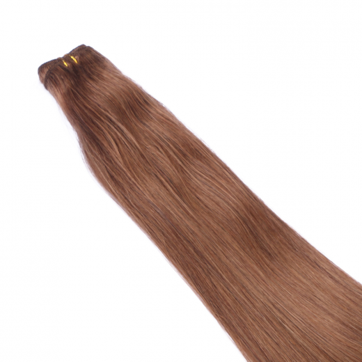 Echthaar Tressen - Weft Extentions - 5 Dunkelblond 60 cm