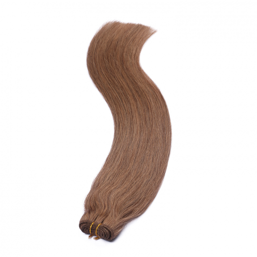 Echthaar Tressen - Weft Extentions - 7 Mittelnaturblond 50 cm
