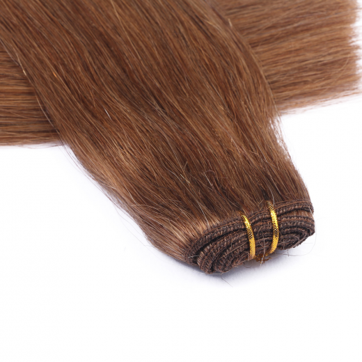 Echthaar Tressen - Weft Extentions - 9 Mittelblond 60 cm