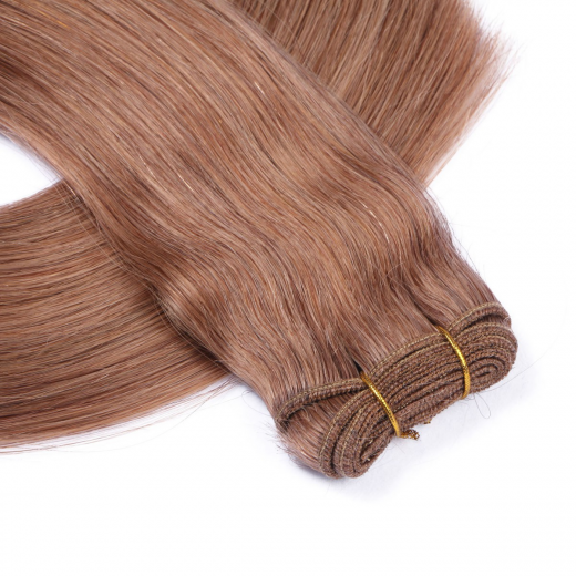 Tressen Extensions #10 Leichtbraun &ndash; 100 % Echthaar