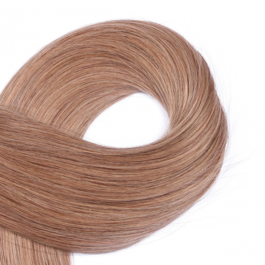 Tressen Extensions #12 Hellbraun &ndash; 100 % Echthaar