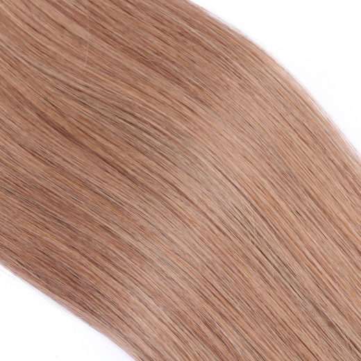 Tressen Extensions #12 Hellbraun &ndash; 100 % Echthaar