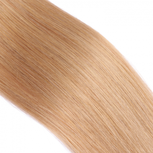 Echthaar Tressen - Weft Extentions - 19 Mittelgoldblond 40 cm
