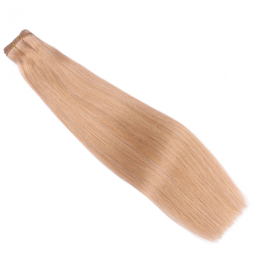 Echthaar Tressen - Weft Extentions - 20 Aschblond 50 cm