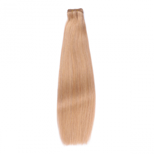 Echthaar Tressen - Weft Extentions - 20 Aschblond 60 cm