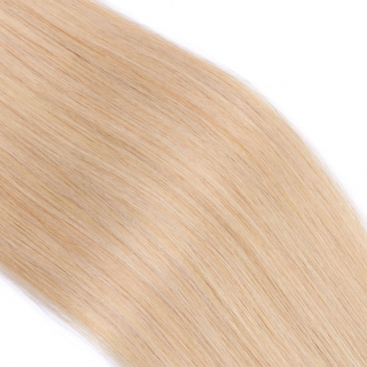 Echthaar Tressen - Weft Extentions - 24 Goldblond 60 cm