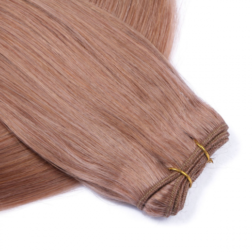 Echthaar Tressen - Weft Extentions - 27 Honigblond 40 cm