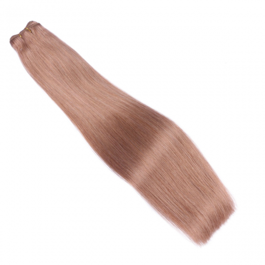 Echthaar Tressen - Weft Extentions - 27 Honigblond 40 cm