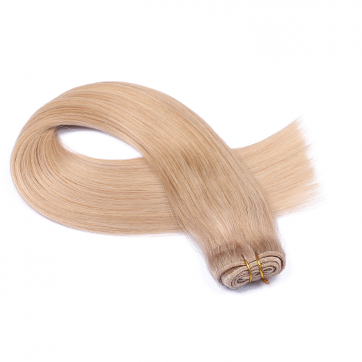 Echthaar Tressen - Weft Extentions - 101 Mittelblondasch 40 cm