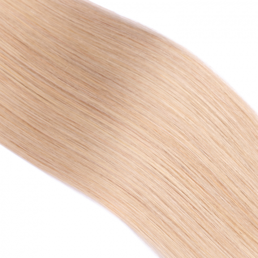Echthaar Tressen - Weft Extentions - 101 Mittelblondasch 40 cm
