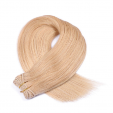 Tressen Extensions #18 Naturaschblond &ndash; 100 % Echthaar