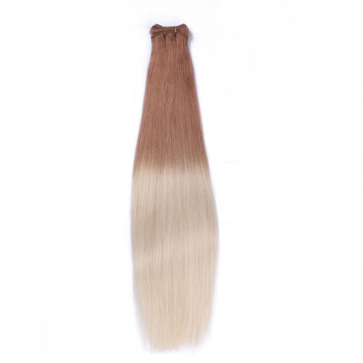 Echthaar Tressen - Weft Extentions - 12/60 Ombre 60 cm