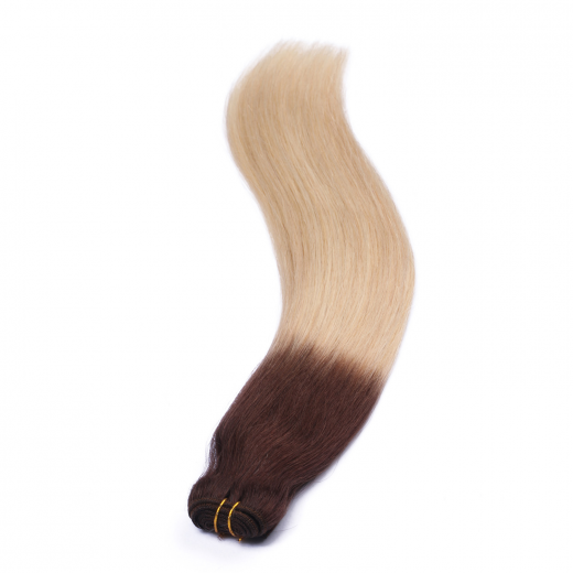 Echthaar Tressen - Weft Extentions - 2/60 Ombre 40 cm