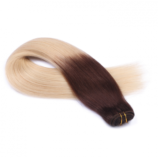 Echthaar Tressen - Weft Extentions - 2/60 Ombre 50 cm