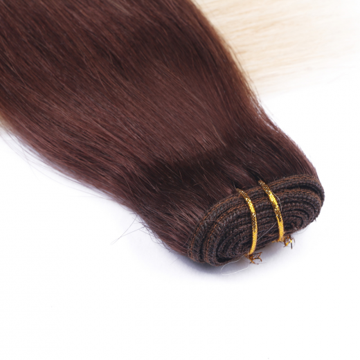 Echthaar Tressen - Weft Extentions - 2/60 Ombre 60 cm