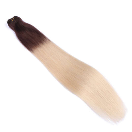 Echthaar Tressen - Weft Extentions - 2/60 Ombre 60 cm