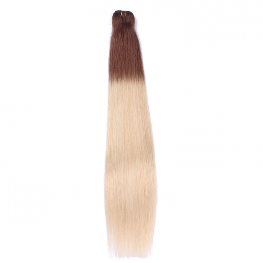 Echthaar Tressen - Weft Extentions - 4/60 Ombre 50 cm
