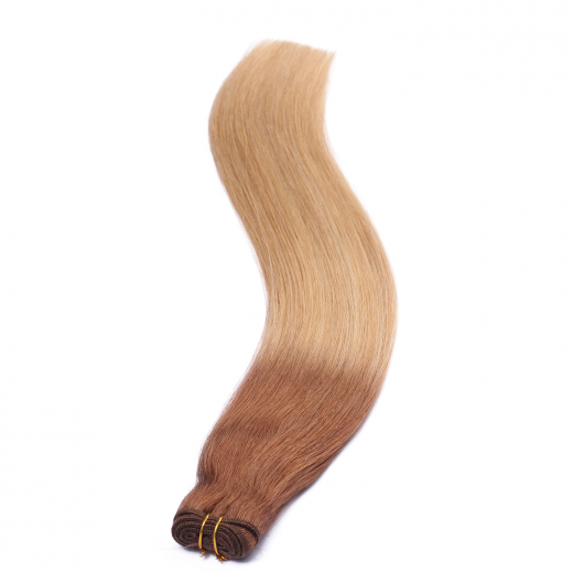 Echthaar Tressen - Weft Extentions - 12/26 Ombre 60 cm