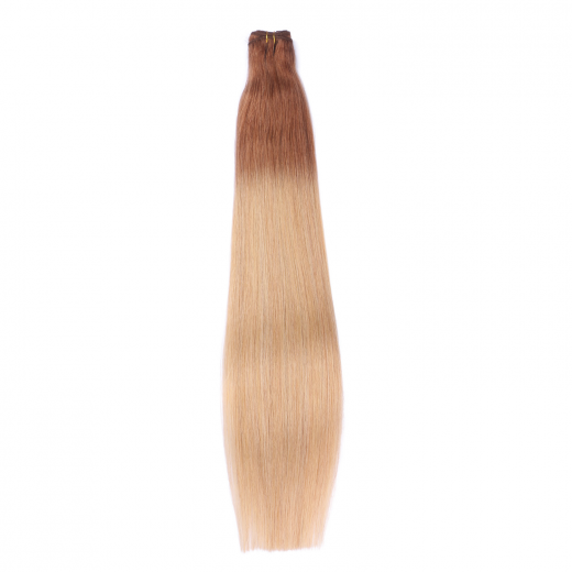 Echthaar Tressen - Weft Extentions - 12/26 Ombre 60 cm