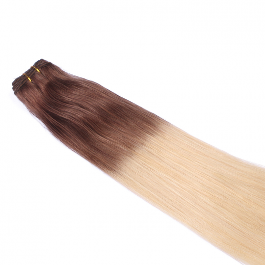 Echthaar Tressen - Weft Extentions - 17/20 Ombre 40 cm