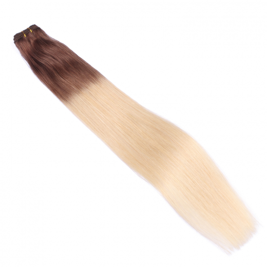 Echthaar Tressen - Weft Extentions - 17/20 Ombre 40 cm
