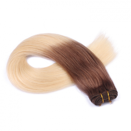 Echthaar Tressen - Weft Extentions - 17/20 Ombre 50 cm
