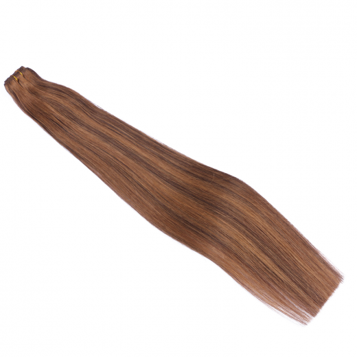Echthaar Tressen - Weft Extentions - 4/30 Gestrhnt 50 cm