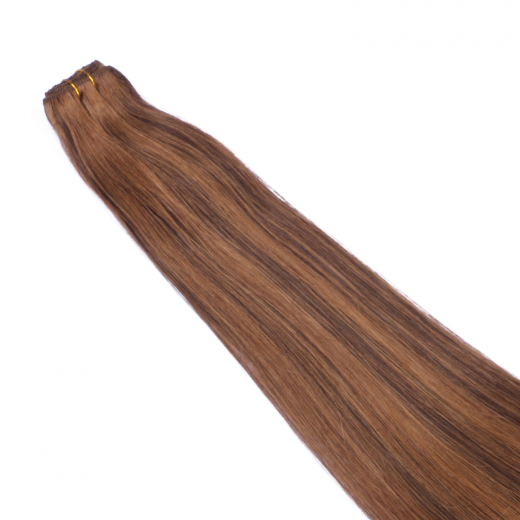 Echthaar Tressen - Weft Extentions - 4/30 Gestrhnt 50 cm
