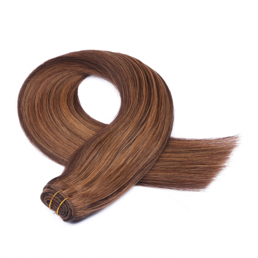 Echthaar Tressen - Weft Extentions - 4/30 Gestrhnt 50 cm