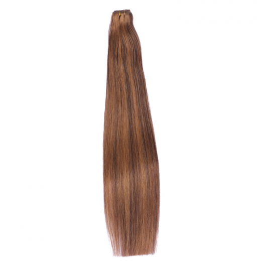 Echthaar Tressen - Weft Extentions - 4/30 Gestrhnt 50 cm